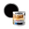 Ronseal Diamond Hard Floor Ebony Satin Varnish, 2.5L 1 Ronseal Diamond Hard Floor Ebony Satin Varnish, 2.5L -Hammerite Store ronseal diamond hard floor ebony satin varnish 2 5l5010214894161 02c bq