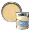 Ronseal Diamond Hard Natural Matt Doors, Floors, Furniture, Skirting Boards & Windows Wax Wood Wax, 0.75L -Hammerite Store ronseal diamond hard natural matt doors floors furniture skirting boards windows wax wood wax 0 75l5010214868797 02c bq