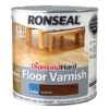 Ronseal Diamond Hard Walnut Satin Floor Wood Varnish, 2.5L -Hammerite Store ronseal diamond hard walnut satin floor wood varnish 2 5l5010214859481 08c bq