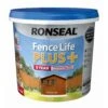 Ronseal Fence Life Plus Medium Oak Matt Fence & Shed Treatment, 5L