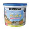 Ronseal Fence Life Plus Warm Stone Matt Fence & Shed Treatment, 9L 1 Ronseal Fence Life Plus Warm Stone Matt Fence & Shed Treatment, 9L -Hammerite Store ronseal fence life plus warm stone matt fence shed treatment 9l5010214883974 08c bq