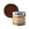 Ronseal Interior Walnut Matt Varnish, 250ml 1 Ronseal Interior Walnut Matt Varnish, 250ml -Hammerite Store ronseal interior walnut matt varnish 250ml5010214894277 02c bq
