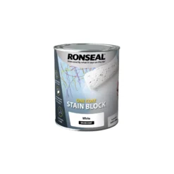 Ronseal One Coat White Matt Wall & Ceiling Stain Block Primer, 750ml 7 Ronseal One Coat White Matt Wall & Ceiling Stain Block Primer, 750ml -Hammerite Store ronseal one coat white matt wall ceiling stain block primer 750ml5010214873012 08c bq