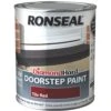 Ronseal Tile Red Satinwood Doorstep Paint, 750ml -Hammerite Store ronseal tile red satinwood doorstep paint 750ml5010214854042 08c bq