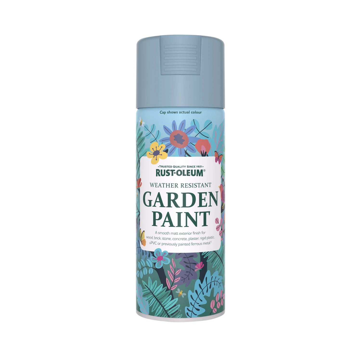 Rust-Oleum Garden Paint Blue Sky Matt Multi-surface Garden Paint, 400ml Spray Can 4 Rust-Oleum Garden Paint Blue Sky Matt Multi-surface Garden Paint, 400ml Spray Can - Image 2