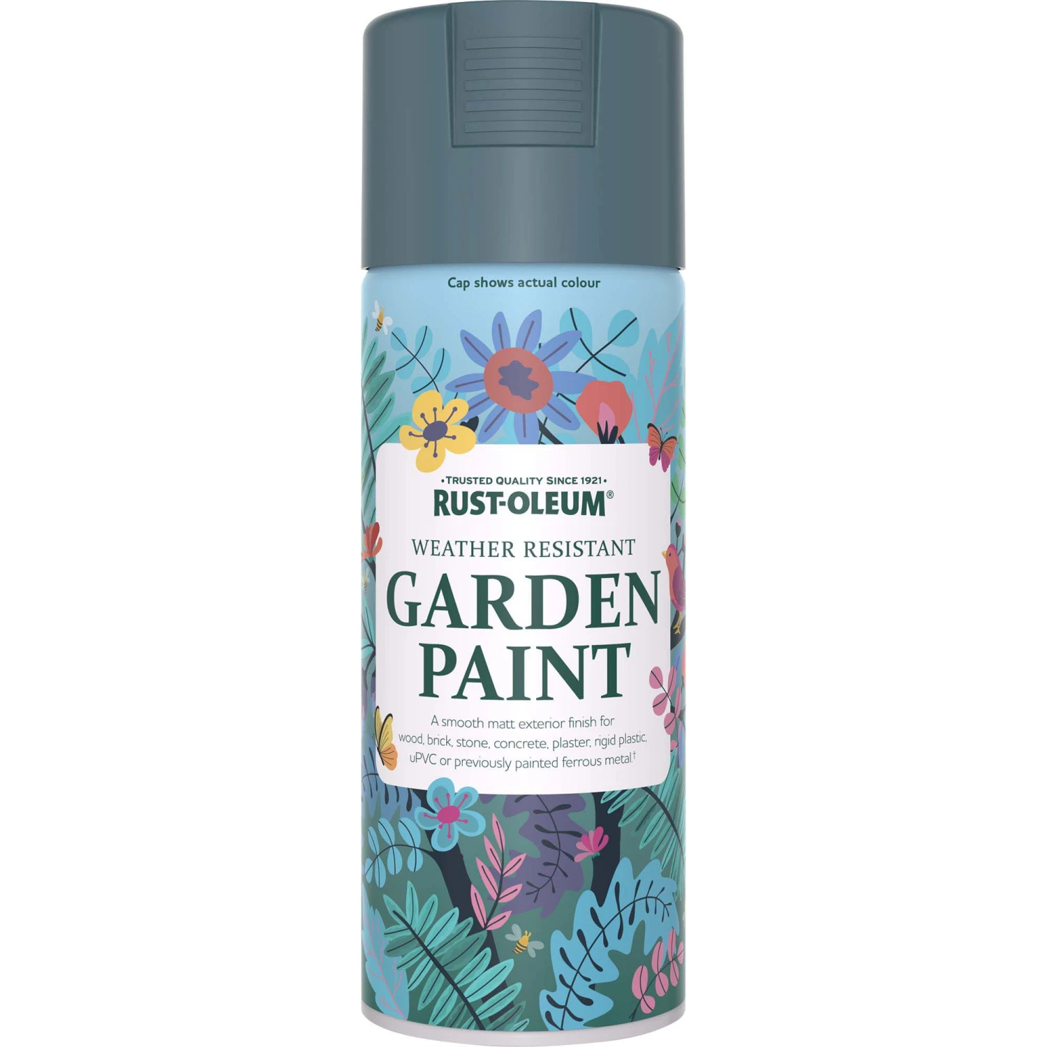 Rust-Oleum Garden Paint Pacific State Matt Multi-surface Garden Paint, 400ml Spray Can 4 Rust-Oleum Garden Paint Pacific State Matt Multi-surface Garden Paint, 400ml Spray Can - Image 2
