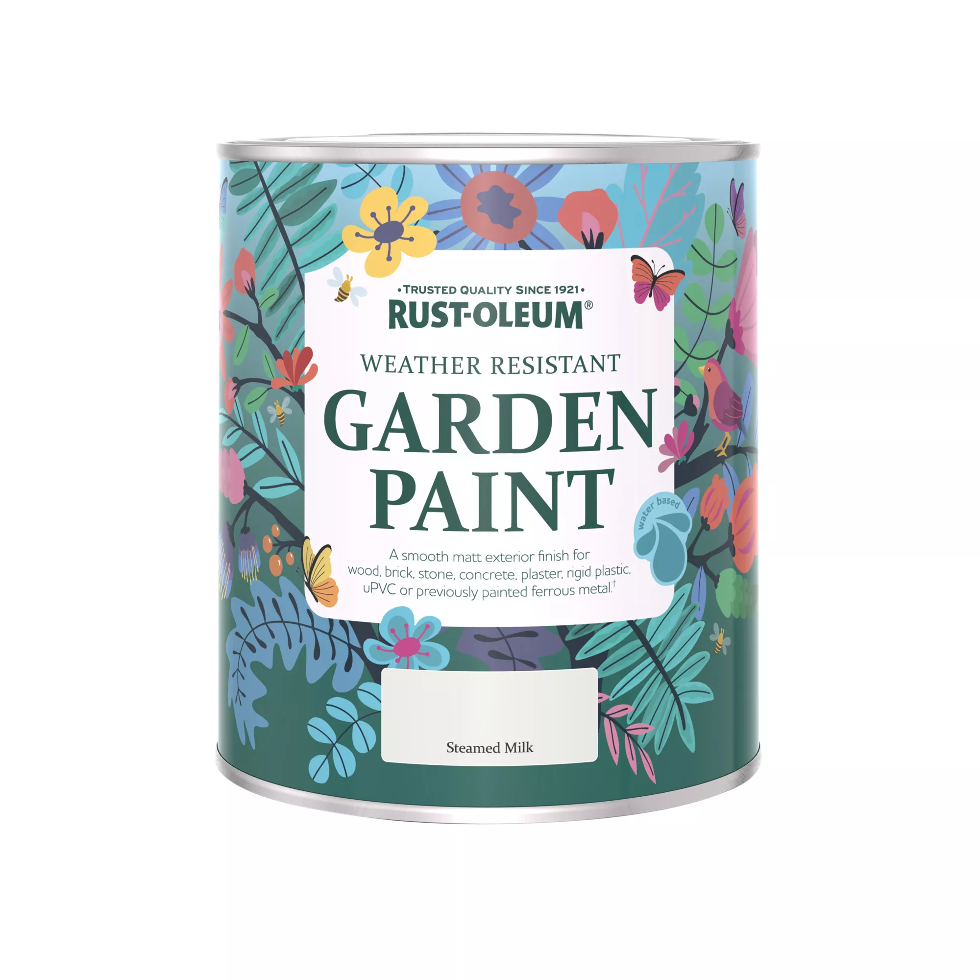 Rust-Oleum Garden Paint Steamed Milk Matt Multi-surface Garden Paint, 750ml Tin 4 Rust-Oleum Garden Paint Steamed Milk Matt Multi-surface Garden Paint, 750ml Tin - Image 2
