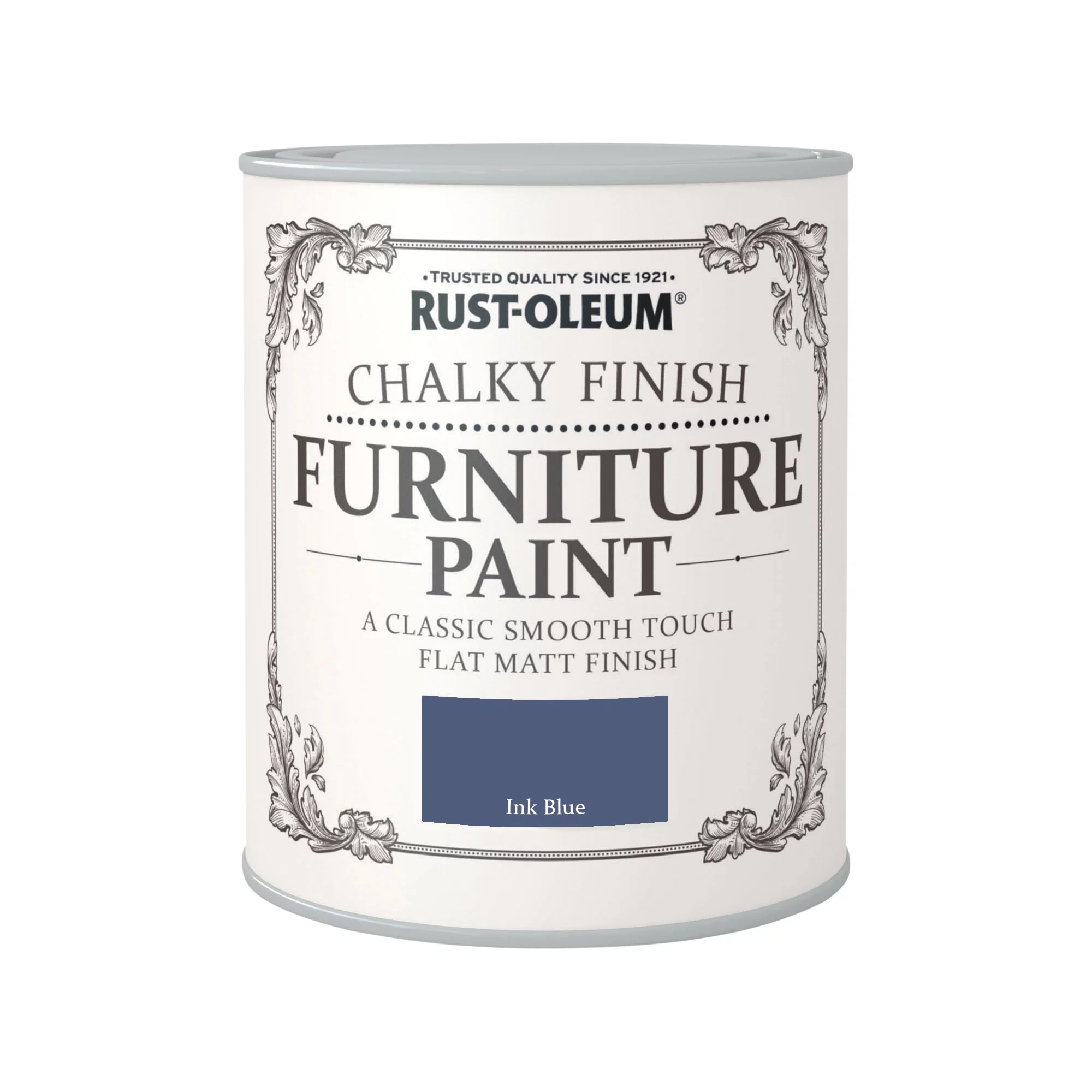 Rust-Oleum Ink Blue Flat Matt Furniture Paint, 750ml 4 Rust-Oleum Ink Blue Flat Matt Furniture Paint, 750ml - Image 2