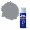 Rust-Oleum Stove & Bbq Matt Silver Effect Multi-surface Spray Paint, 400ml