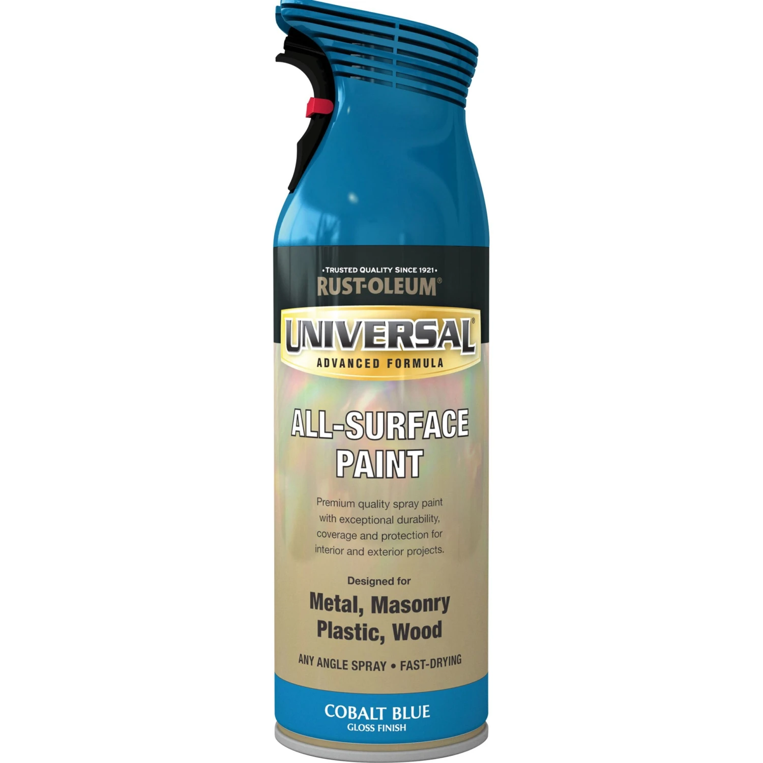 Rust-Oleum Universal Cobalt Blue Gloss Multi-surface Spray Paint, 400ml 4 Rust-Oleum Universal Cobalt Blue Gloss Multi-surface Spray Paint, 400ml - Image 2