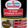 Sandtex Brown Gloss Exterior Metal & Wood Paint, 750ml 1 Sandtex Brown Gloss Exterior Metal & Wood Paint, 750ml -Hammerite Store sandtex brown gloss exterior metal wood paint 750ml5010131460395 08c bq