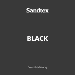 Sandtex Ultra Smooth Black Masonry Paint, 5L -Hammerite Store sandtex ultra smooth black masonry paint 5l5010131461231 01t bq