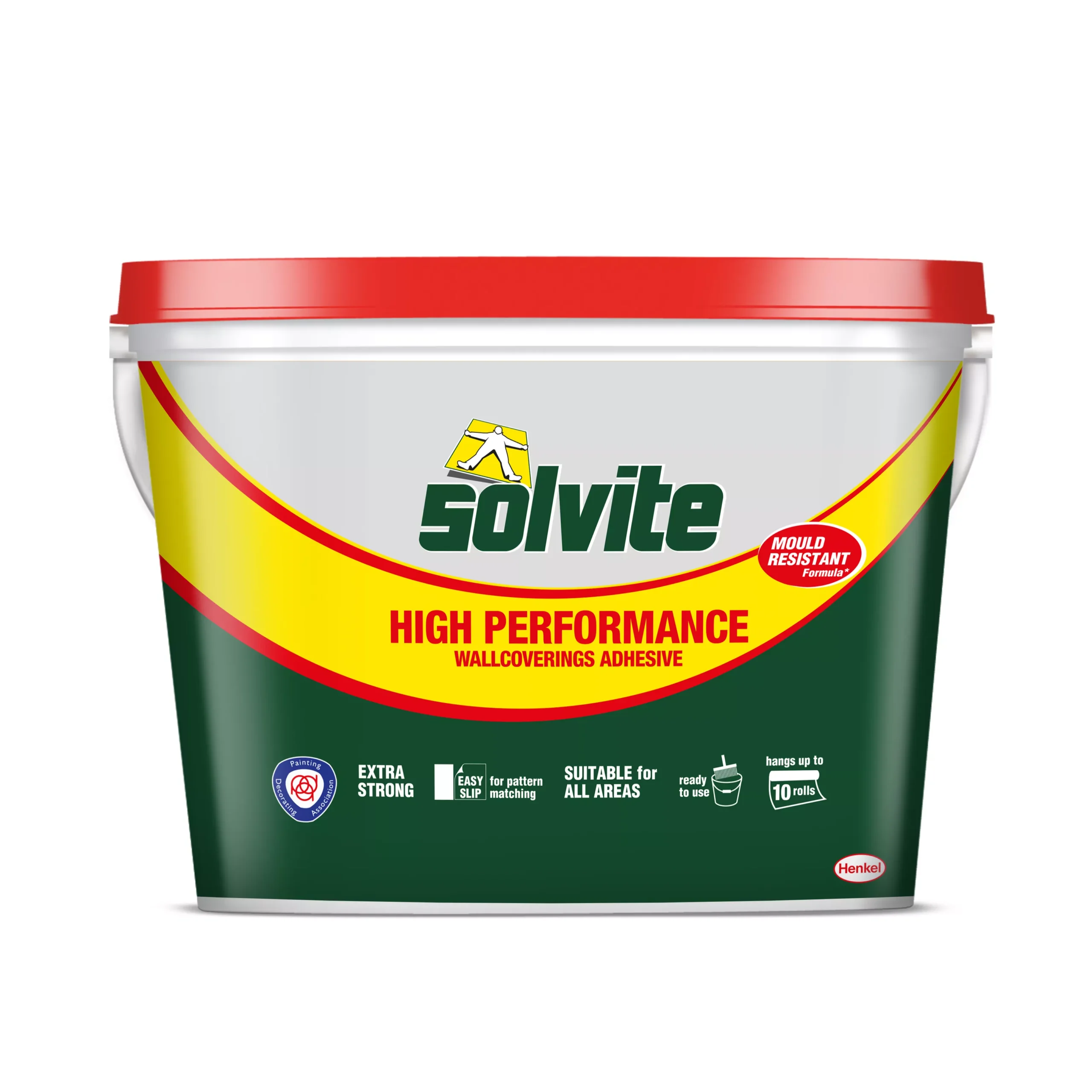 Solvite Ready Mixed Wall Covering Adhesive 10kg - 10 Rolls 2 Solvite Ready Mixed Wall Covering Adhesive 10kg - 10 Rolls