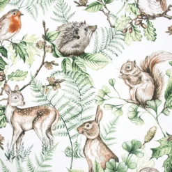 Superfresco Easy Neutral Woodland Animals Smooth Wallpaper