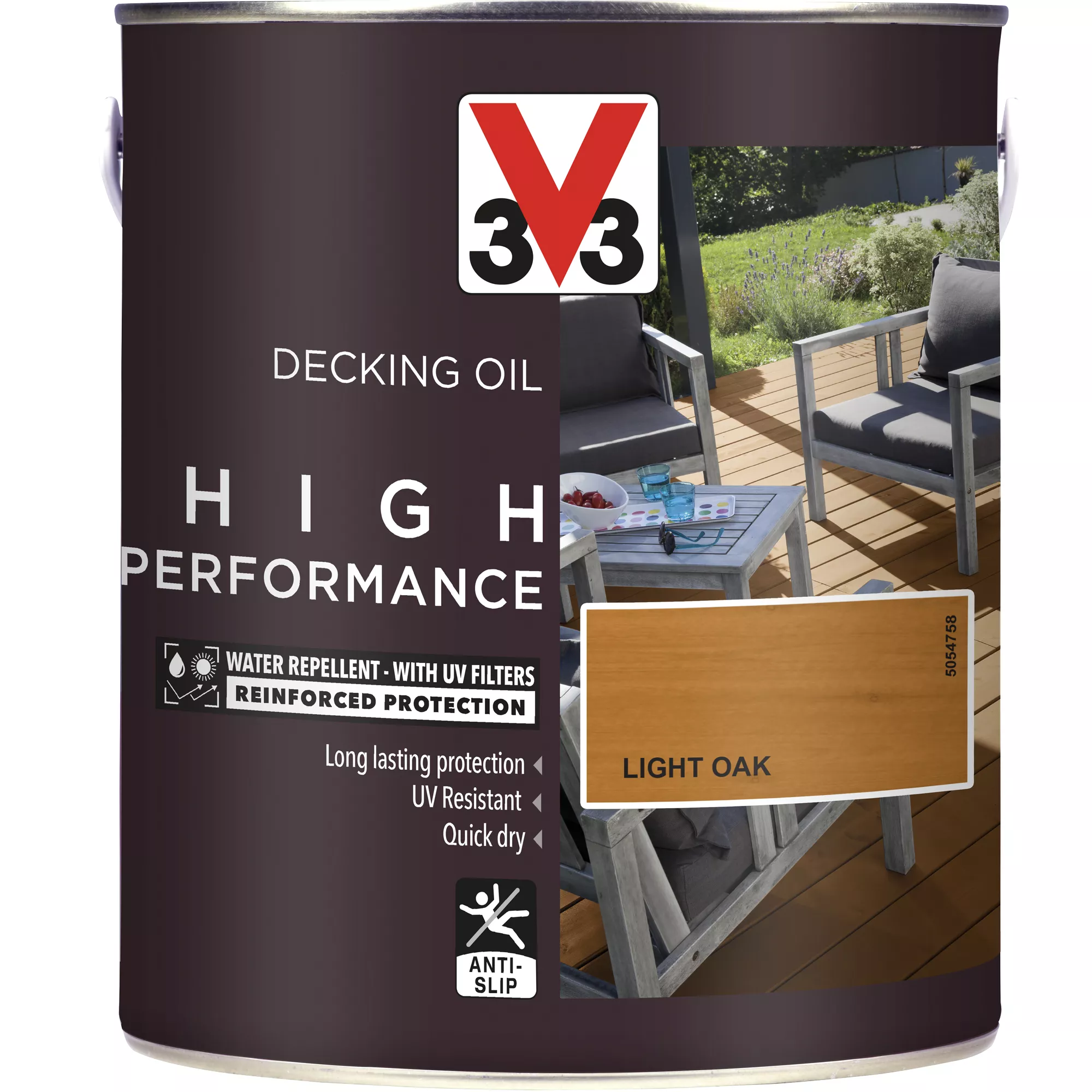 V33 High Performance Light Oak UV Resistant Decking Wood Oil, 2.5L 5 V33 High Performance Light Oak UV Resistant Decking Wood Oil, 2.5L - Image 3